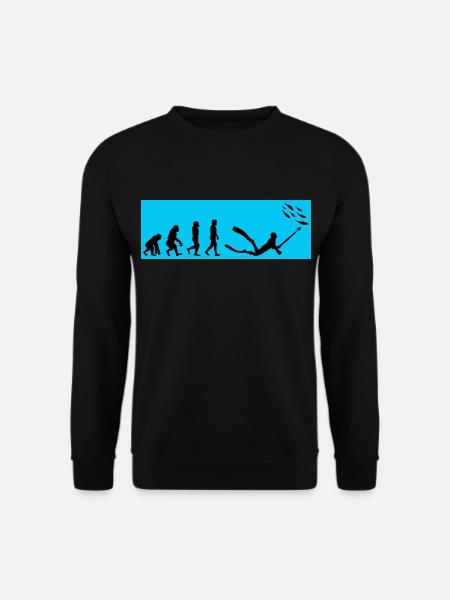 Speerfischen Speerfischen Speerfischer Fischen - Unisex Pullover - Schwarz