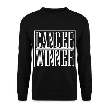 Monat Der Aufklärung Über Krebs-gewinner - Unisex Pullover - Schwarz - Vorne - Alina (178cm) & Michal (187cm)