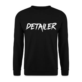 Car Detailer, Car Lover, Vehicle Detailer - Unisex Sweatshirt - black - Front - Alina (178cm) & Michal (187cm)