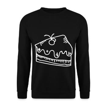 Gâteau - Sweat-shirt Unisexe - noir - Devant - Alina (178cm) & Michal (187cm)