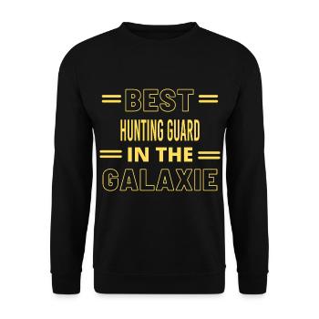 Le meilleur de tous les temps dans la garde de chasse aux galaxies - Sweat-shirt Unisexe - noir - Devant - Alina (178cm) & Michal (187cm)
