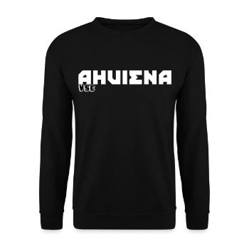 Vse Ahuiena - Alles richtig gut - Unisex Pullover - Schwarz - Vorne - Alina (178cm) & Michal (187cm)