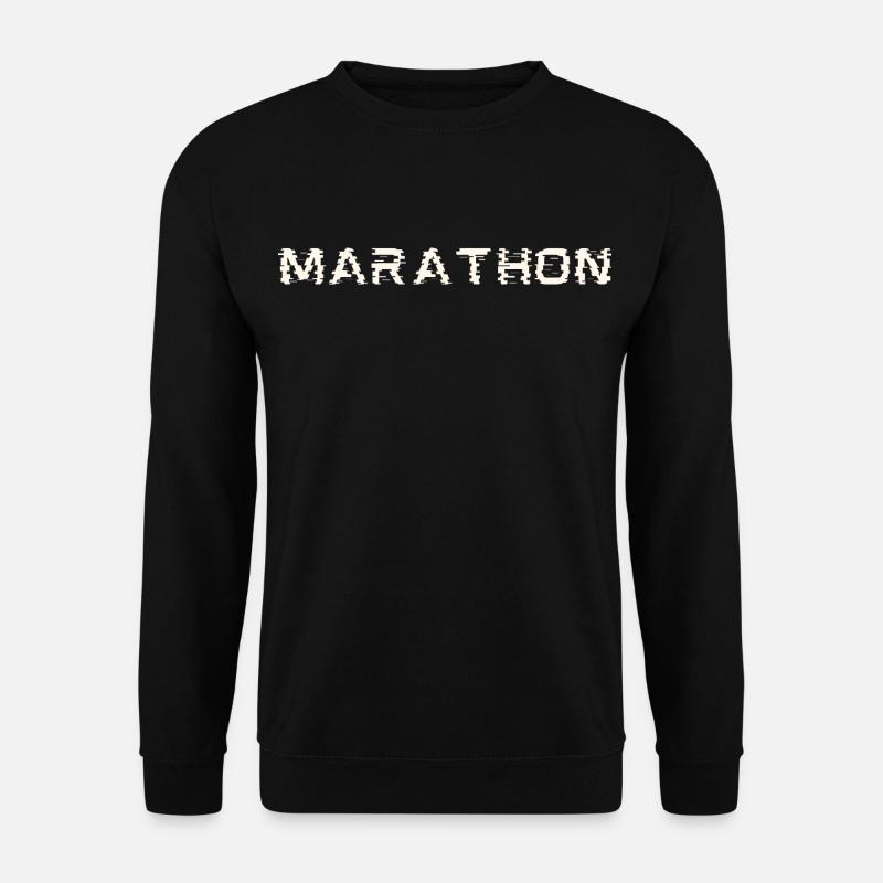 Marathon - Unisex Pullover - Schwarz