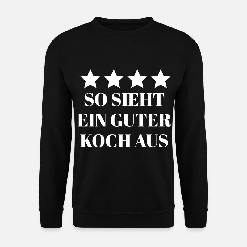 4 Sterne Koch - Unisex Pullover - Schwarz