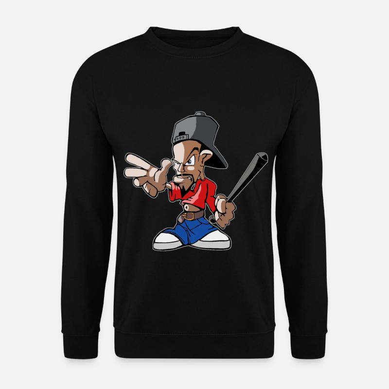 Gangster Graffiti - Unisex Pullover - Schwarz