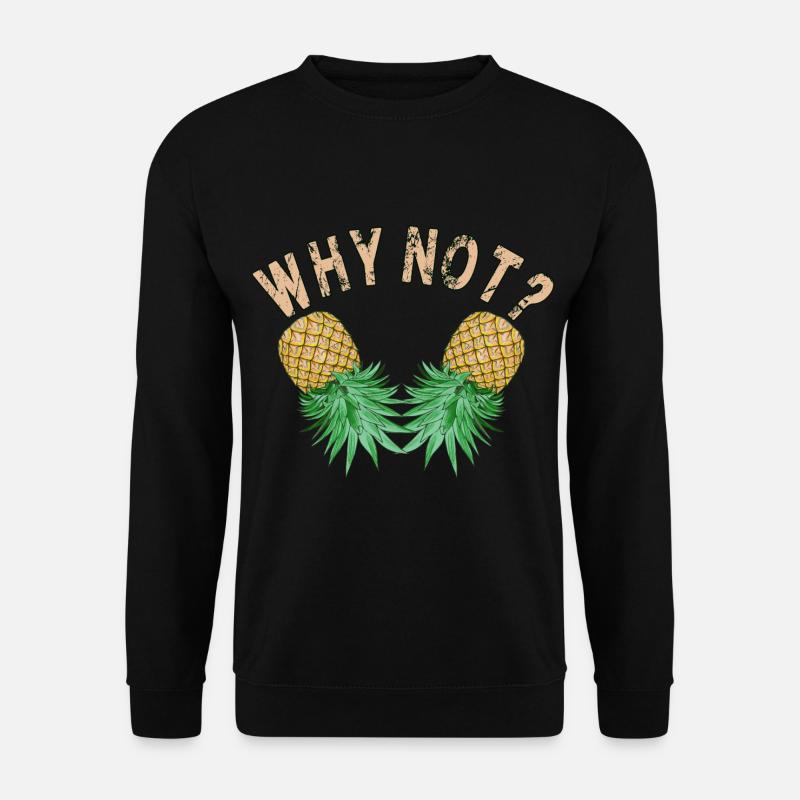 Pourquoi pas? pour les échangistes et les couples - Sweat-shirt Unisexe - noir