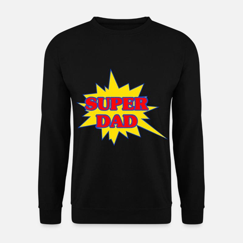 Super-Papa - Unisex Pullover - Schwarz