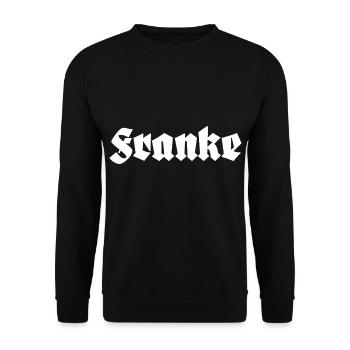 Franke Franken - Unisex Pullover - Schwarz - Vorne - Alina (178cm) & Michal (187cm)