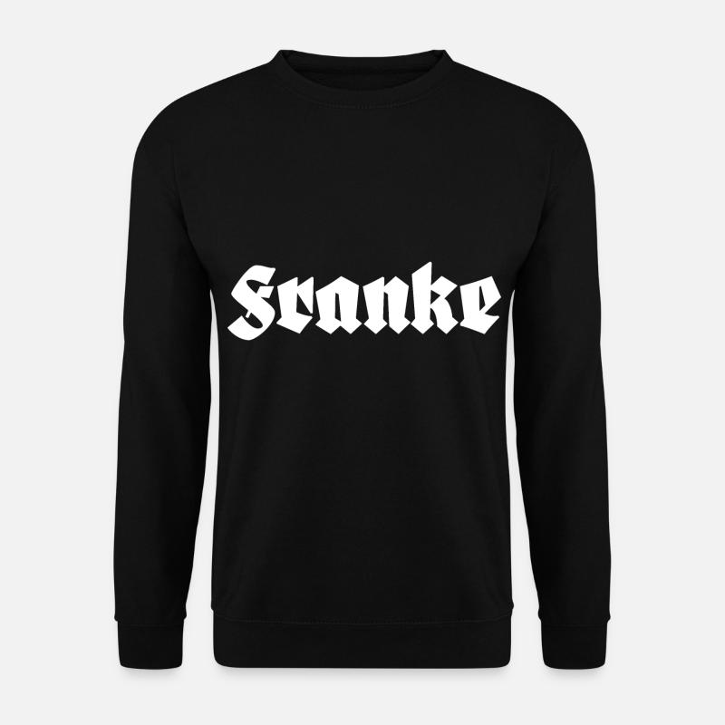 Franke Franken - Unisex Pullover - Schwarz