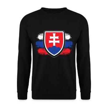 Slowenien - Unisex Pullover - Schwarz - Vorne - Alina (178cm) & Michal (187cm)