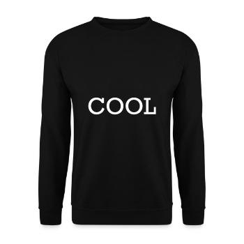 cool cool cool - Unisex Pullover - Schwarz - Vorne - Alina (178cm) & Michal (187cm)