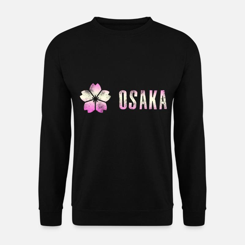 Osaka - Japan - Unisex Pullover - Schwarz