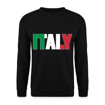 Italie - Sweat-shirt Unisexe - noir - Devant - Alina (178cm) & Michal (187cm)
