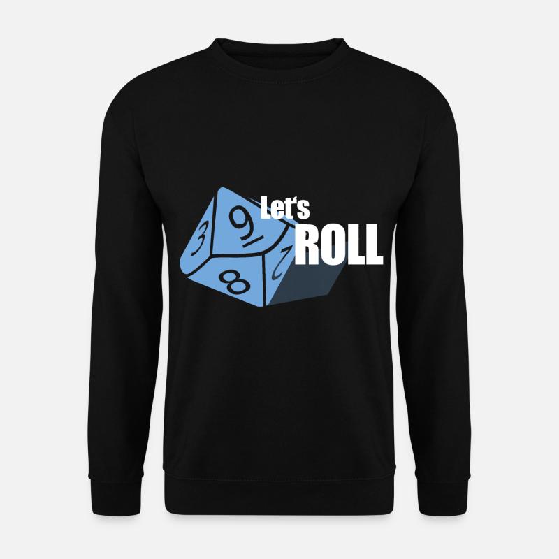 Würfel Rollen - Board Game - Brettspiel Abend - Unisex Pullover - Schwarz