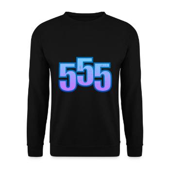 Thailand Hahaha Thai Smile 555 Lachen Geschenk - Unisex Pullover - Schwarz - Vorne - Alina (178cm) & Michal (187cm)