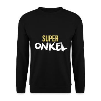 SUPER UNCLE - Sweat-shirt Unisexe - noir - Devant - Alina (178cm) & Michal (187cm)