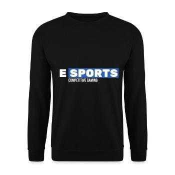 esports gaming - Unisex Sweatshirt - black - Front - Alina (178cm) & Michal (187cm)