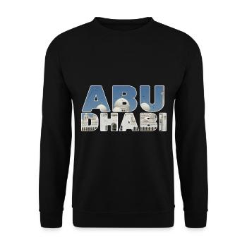 ABU DHABI SHIRT - Unisex Pullover - Schwarz - Vorne - Alina (178cm) & Michal (187cm)