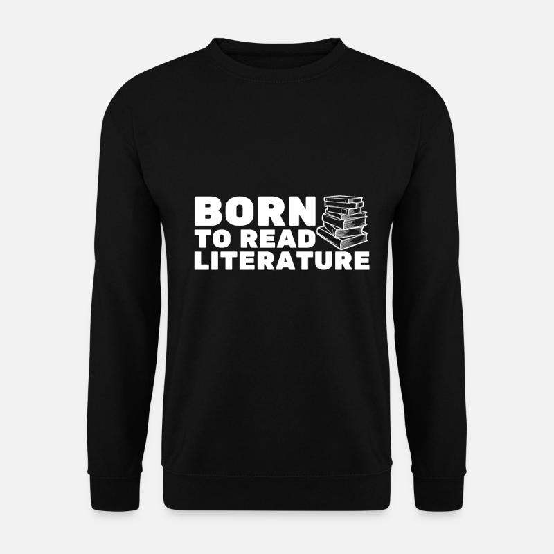 Literatur - Unisex Pullover - Schwarz