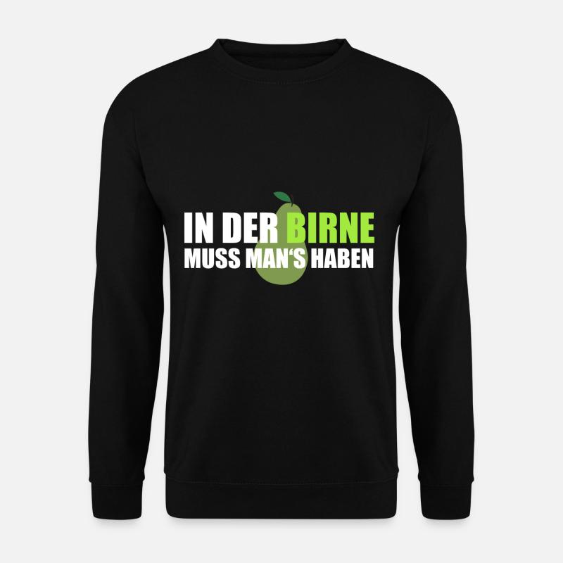 In der Birne - Unisex Pullover - Schwarz