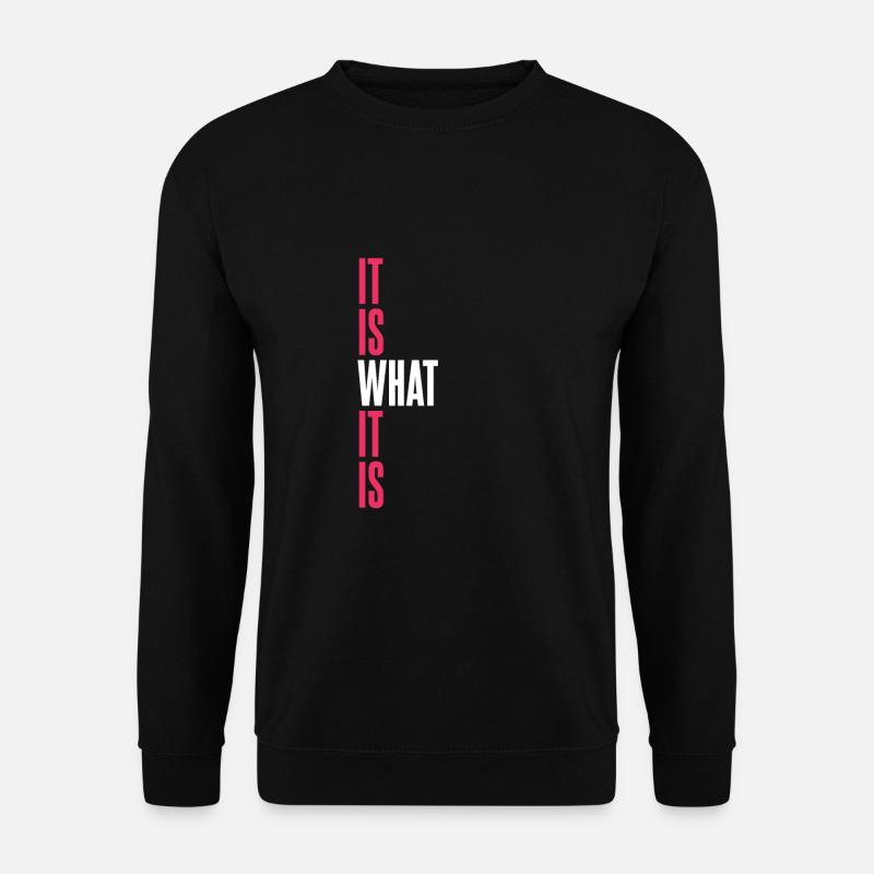 C'EST CE QUE C'EST - Sweat-shirt Unisexe - noir