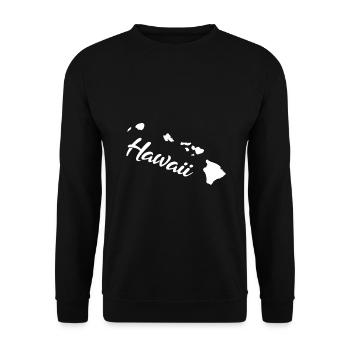 Hawaii - Unisex Pullover - Schwarz - Vorne - Alina (178cm) & Michal (187cm)