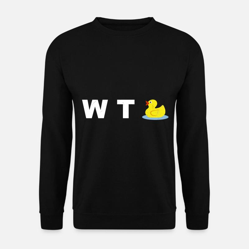What the Duck ?! WTF - Unisex Sweatshirt - black
