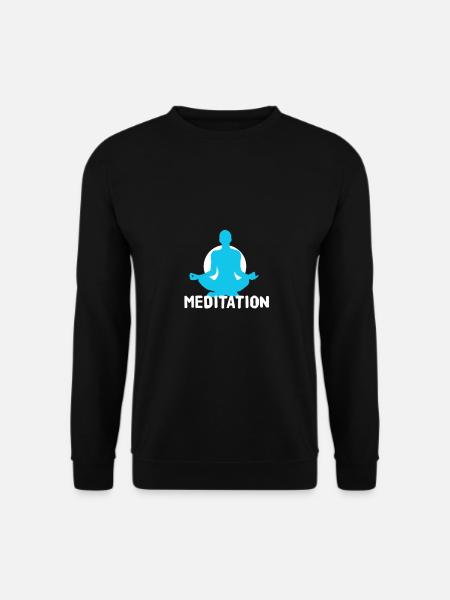 Meditate meditate - Unisex Sweatshirt - black