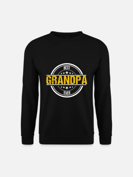 Opa ist der Beste - Unisex Pullover - Schwarz