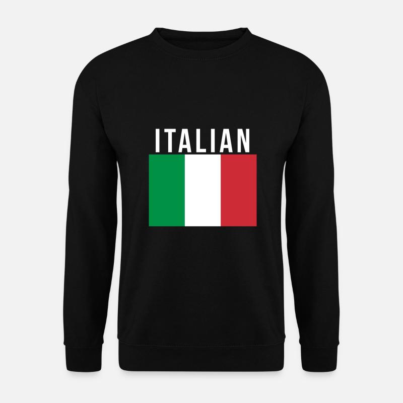 Italian Italienisch - Unisex Pullover - Schwarz