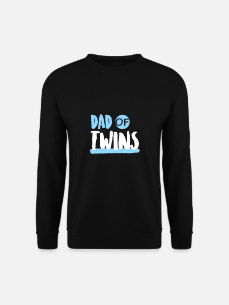 Dad Of Twins | Vatertag | Vater von Zwillingen - Unisex Pullover - Schwarz