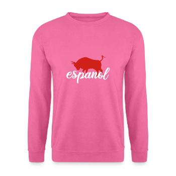 espanol - Spanish bull | Cop - Unisex Sweatshirt - pink - Front