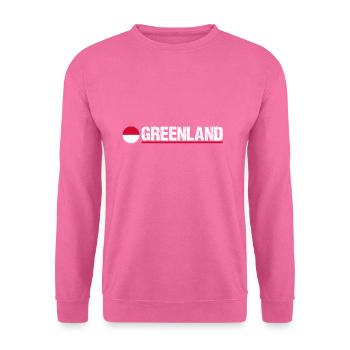 Greenland | Grönland | Grønland - Unisex Pullover - Pink - Vorne