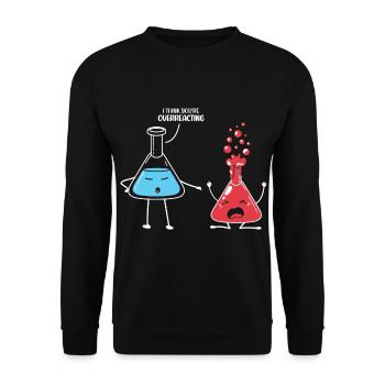 T-shirt Smart Mathematics de l’Université des Sciences - Sweat-shirt Unisexe - noir - Devant - Alina (178cm) & Michal (187cm)
