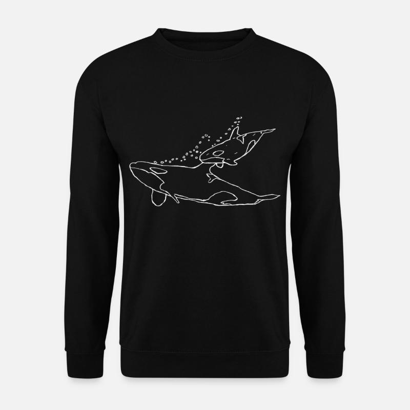 Orca - Unisex Pullover - Schwarz
