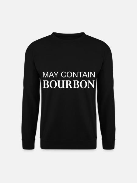 May Contain Bourbon Whisky - Unisex Sweatshirt - black