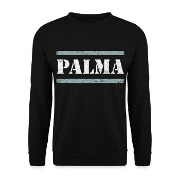 Palma Vintage - Unisex Pullover - Schwarz - Vorne - Alina (178cm) & Michal (187cm)