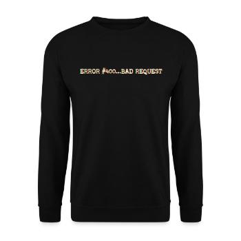 Error400_BadRequest - Sweat-shirt Unisexe - noir - Devant - Alina (178cm) & Michal (187cm)