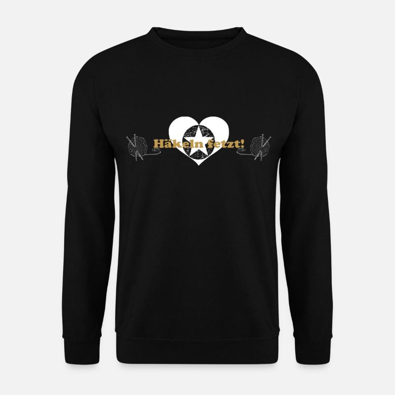 Häkeln - Unisex Pullover - Schwarz