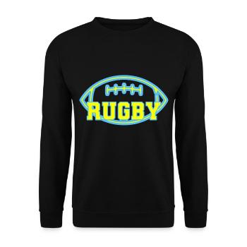 Rugby - Sweat-shirt Unisexe - noir - Devant - Alina (178cm) & Michal (187cm)