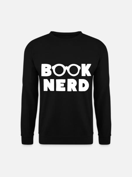 BOOK NERD Bücher Lese Liebe - Unisex Pullover - Schwarz
