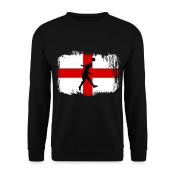 Football Angleterre Sports - Sweat-shirt Unisexe - noir - Devant - Alina (178cm) & Michal (187cm)