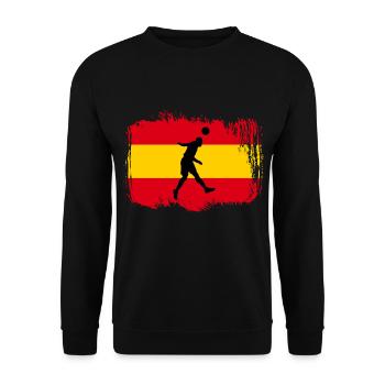 Football Espagne Sports - Sweat-shirt Unisexe - noir - Devant - Alina (178cm) & Michal (187cm)