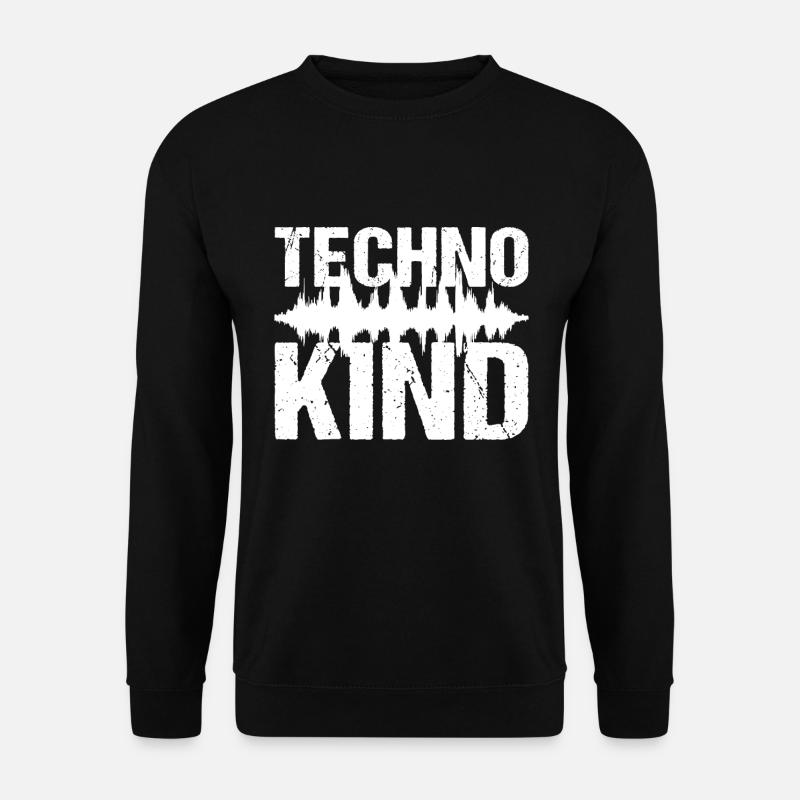 Techno Enfant Techno Musique - Sweat-shirt Unisexe - noir