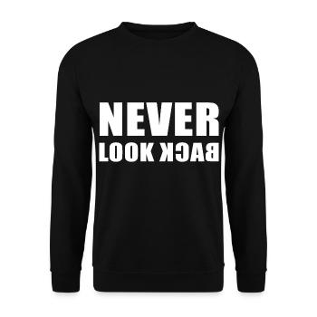 Ne jamais regarder en arrière - Sweat-shirt Unisexe - noir - Devant - Alina (178cm) & Michal (187cm)