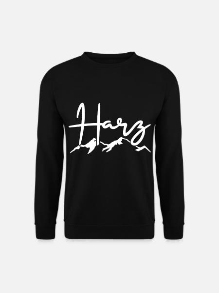 Harz Gebirge Wander - Unisex Pullover - Schwarz