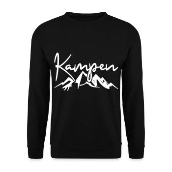 Kampen Berge Bayern - Unisex Pullover - Schwarz - Vorne - Alina (178cm) & Michal (187cm)