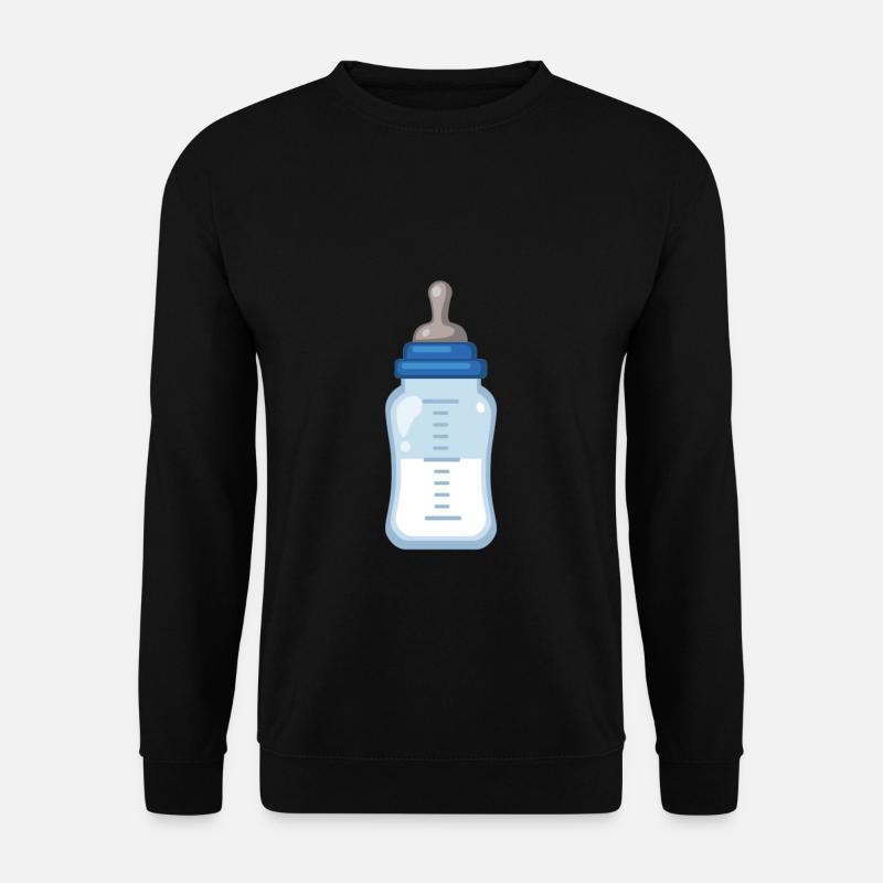 Milchflasche - Unisex Pullover - Schwarz