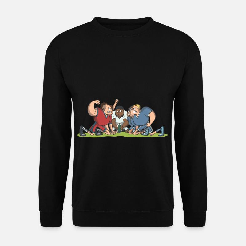 Rugby Scrum Gift Idea - Unisex Sweatshirt - black