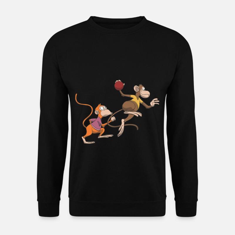 Handball Tor Wurf Geschenk Idee - Unisex Pullover - Schwarz